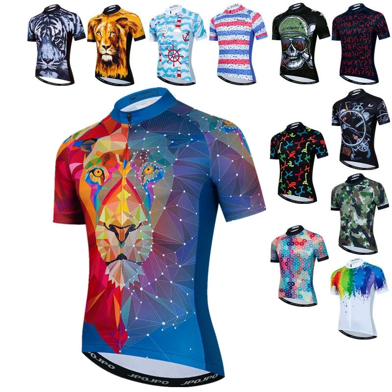 Weimostar-Camiseta de Ciclismo de León para hombre, Ropa de