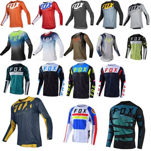 Hpit Fox-Camiseta de manga larga para hombre, Jersey transpi