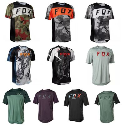 Men's Short Sleeve Downhill Bike T-Shirt MTB BAT FOX Shirts