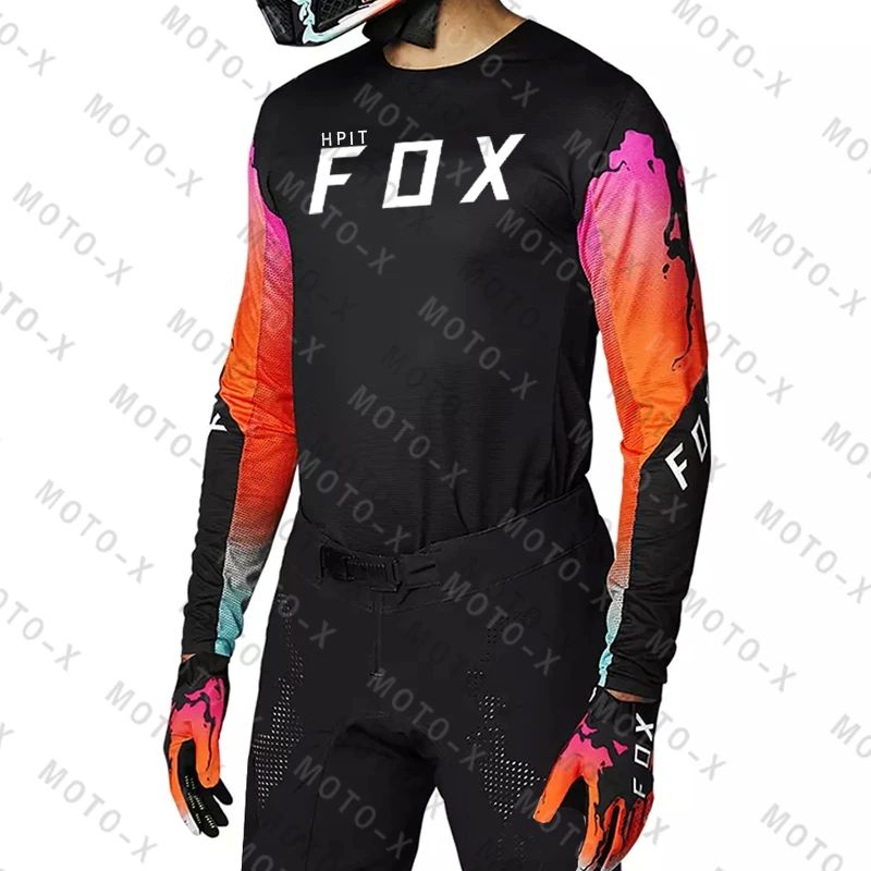 Camiseta de Motocross Hpit Fox para Hombre, Maillot DH de se