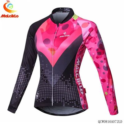 Camiseta de manga larga de ciclismo para mujer, ropa deporti
