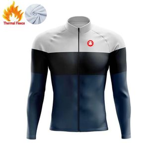 Camiseta de ciclismo de lana para hombre, ropa de invierno,