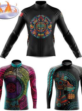 Jersey térmico de manga larga para ciclismo, ropa fina para