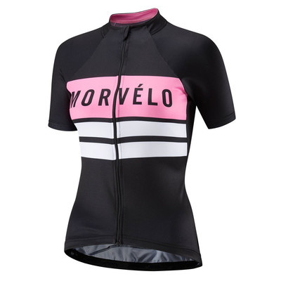 Morvelo Women's girls Summer Short Sleeve Cycling Jersey Bic
