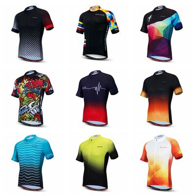 Camiseta de ciclismo para hombre, camisa de verano para bici