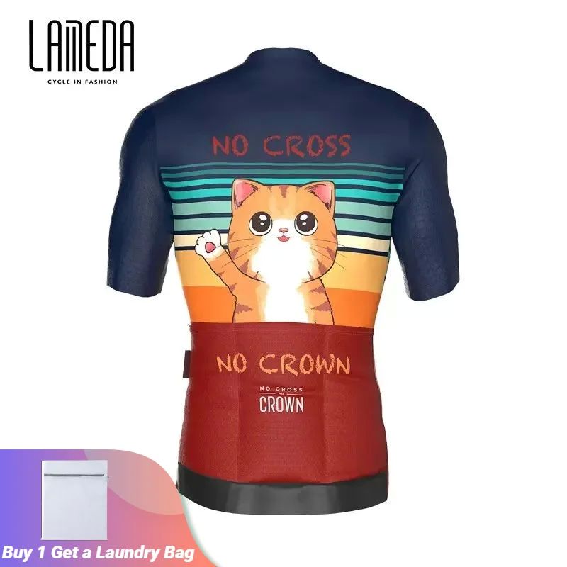 Lameda-Camiseta de manga corta de ciclismo para hombre, Jers