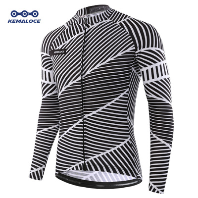 KEMALOCE Autumn Full Sleeves Cycling Jersey Wear Summer Men