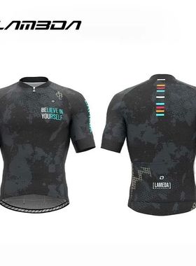 LAMEDA-Camiseta de manga corta de ciclismo para hombre, ropa