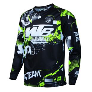 RAC TEAM-Camiseta de carreras para bicicleta de monta?a, Jer