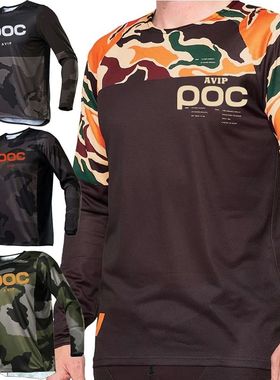 AVIP POC-Camiseta de manga corta para Motocross, ropa para b