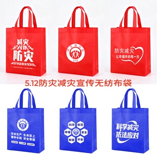国家电网地质勘察所5.12防灾减灾日活动宣传品环保袋无纺布手提袋
