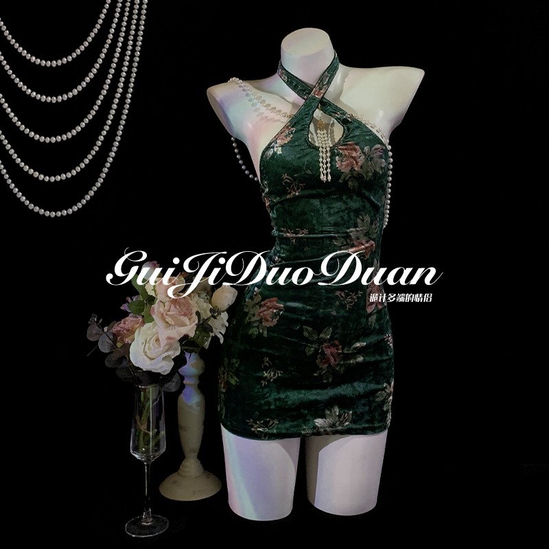 GJ诡计情调旗袍纯欲诱惑制服