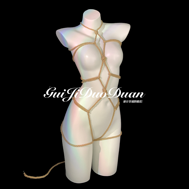 GJ诡计多端的情侣「羁绊」性感绳衣情侣趣味束缚衣诱惑qqny内衣