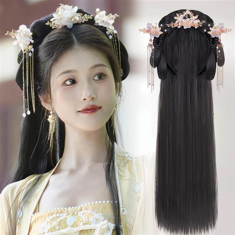 【青丝渐绾玉搔头】古装头饰假发包汉服发饰女全套一体式盘发发髻