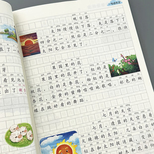 2025一本小学生一句话日记书一年级一句话作文书人教版 写作训练彩图注音范文大全二三年级周记书看图写话幼儿园日记起步技巧提高