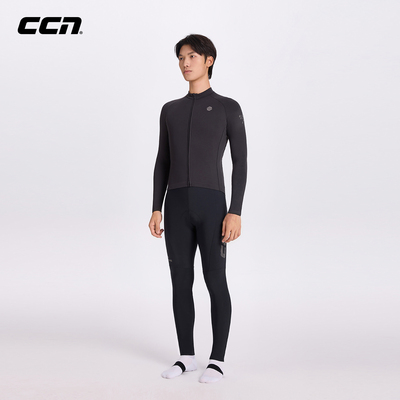 CCN秋冬抓绒骑行服套装防寒保暖