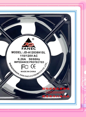 JD-A 12038H2/H1SL BL 220V/110V全新原装FANEC机柜散热风扇12038