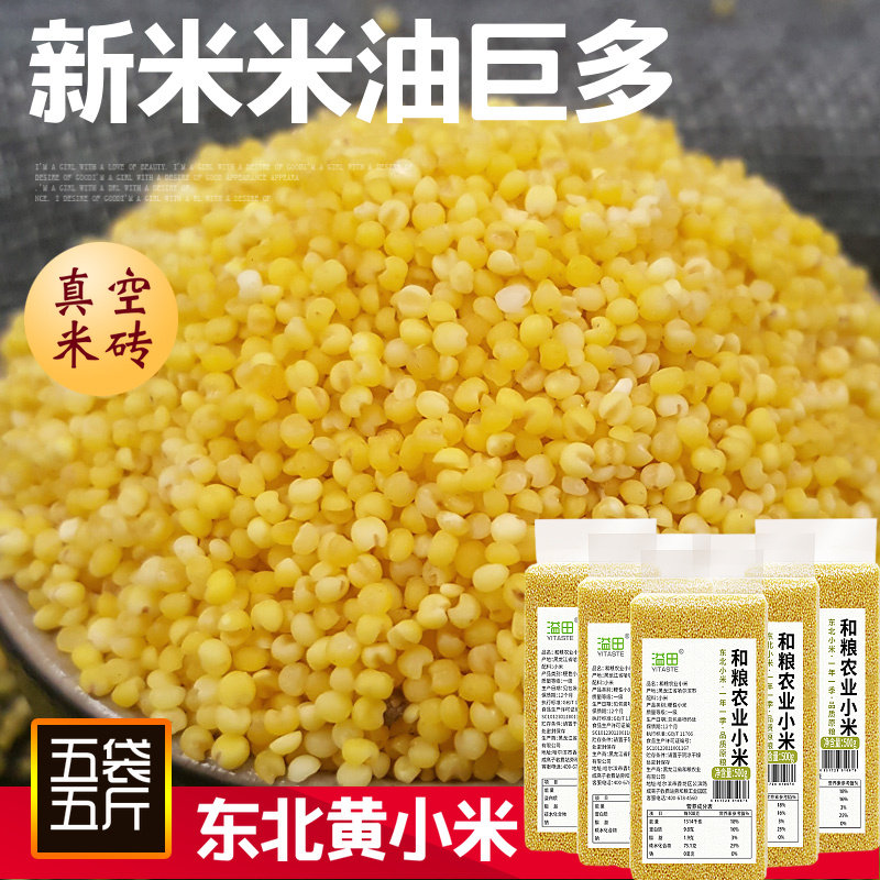 溢田黄小米500*5包真空米砖东北小米2021年新米米油多米脂小米粥|msdalam kategori beras/Utara-Selatan barangan kering/perasa, meter/tepung/bijirin, RICE, Millet - dari Buy2taobao.com untuk memberikan perkhidmatan ejen Taobao profesional membeli