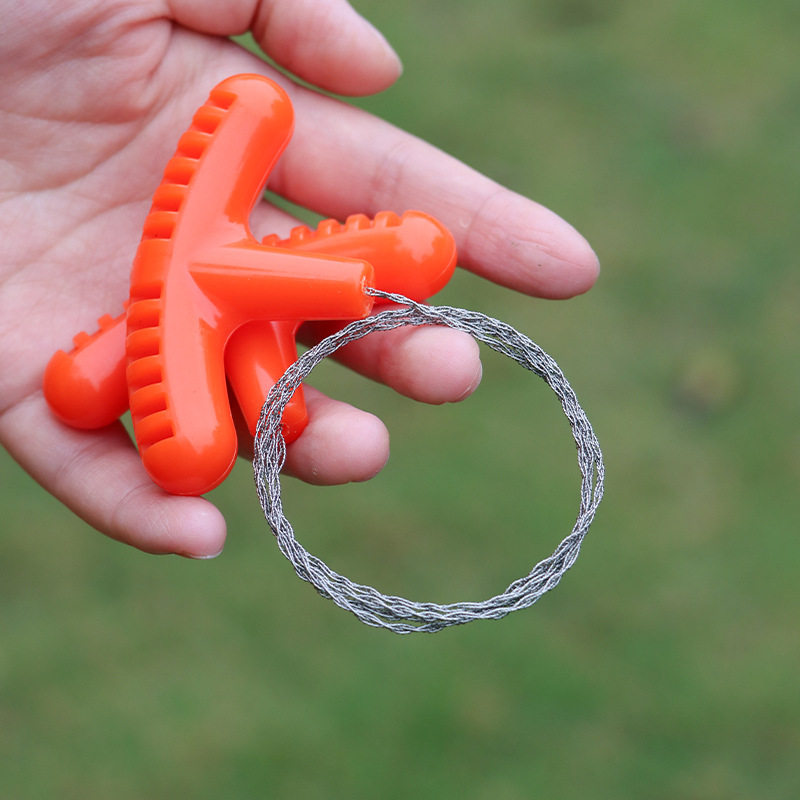 新疆西藏包邮手拉钢丝锯线锯绳锯条迷你口袋锯不锈钢丝锯水草锯野