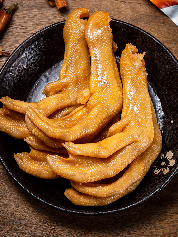 鑫云东泡鸭爪五香龙岩泡鸭爪福建特产下洋土楼清香鸭掌卤味零食