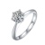 Classic Six-Prong Setting, 0.5 Carat Center Stone