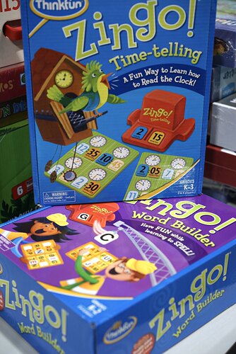 【栗栗巫】Thinkfun眼明手快时间乐串字乐Zingo游戏儿童益智玩具