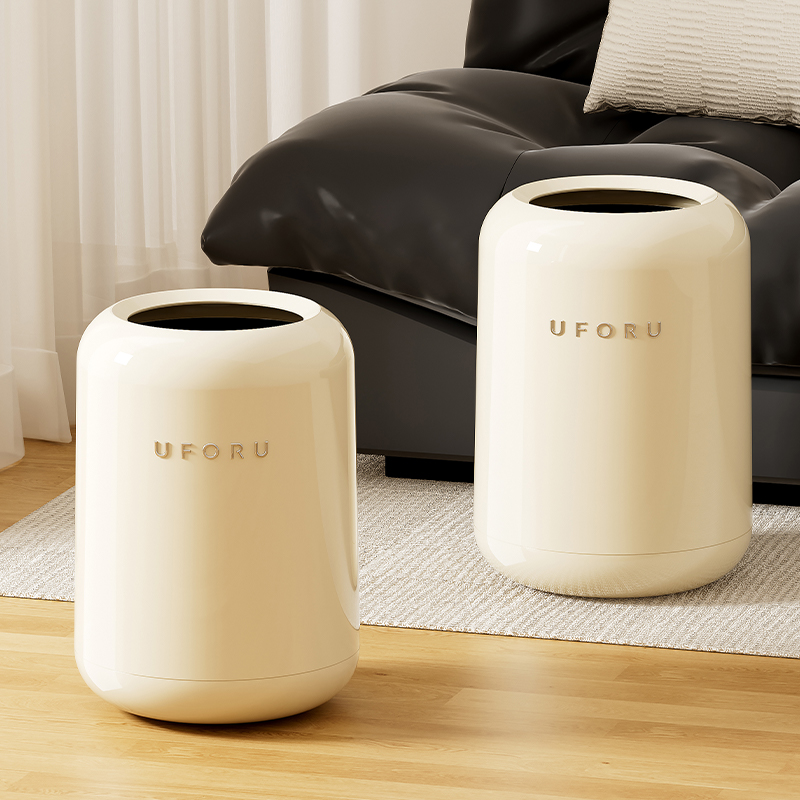 垃圾桶家用办公室圆形分离式双桶