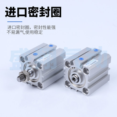 亚德客薄型气缸SDA32X5X10X15X20X25X30X35X40X45X50X75X100-S-B
