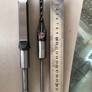 小木匠木工方凿方孔专用钻头开方榫机角凿孔打木板四方形开孔器