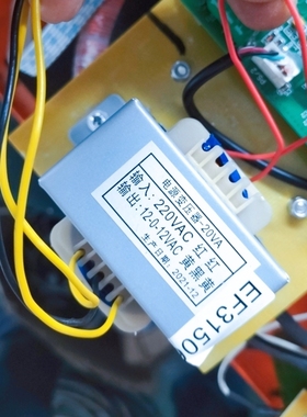 电熔机PE钢丝骨架管电源变压器-20VA 220VAC转12V-0-12VAC双输出3