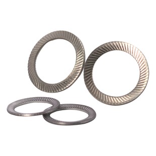 DIN9250 304锁紧垫片 不锈钢放松垫片圈 双面齿 蝶形防滑垫M3-M36