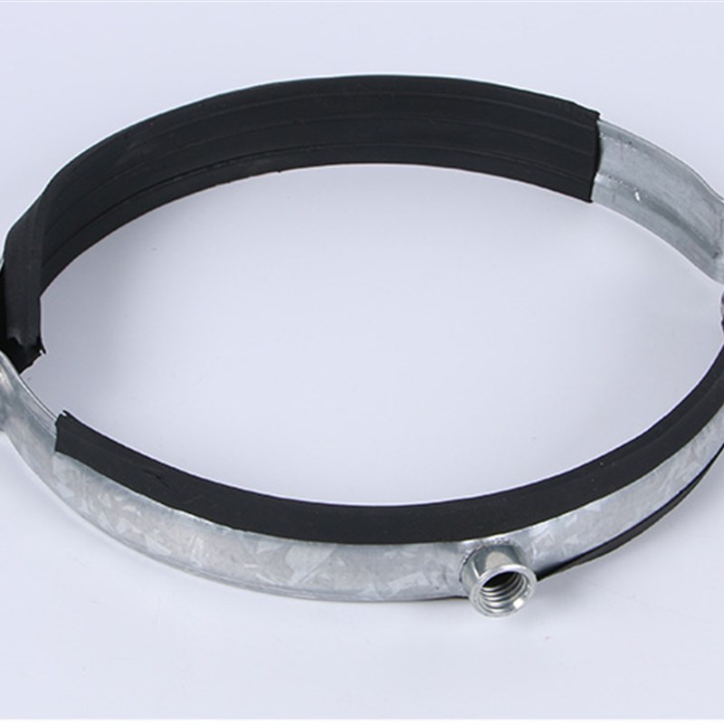 黑皮卡骑马卡扣抱箍镀锌铁管卡箍管夹吊卡水线管固定PPR铁皮卡子