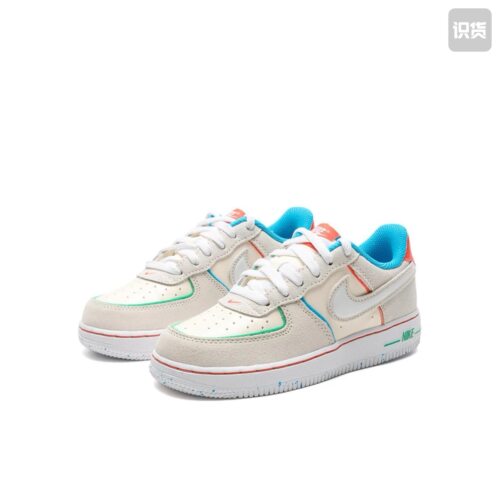Nike Air Force 1空军一号板鞋小童鞋倒卖勿扰FQ8351-110河南仓