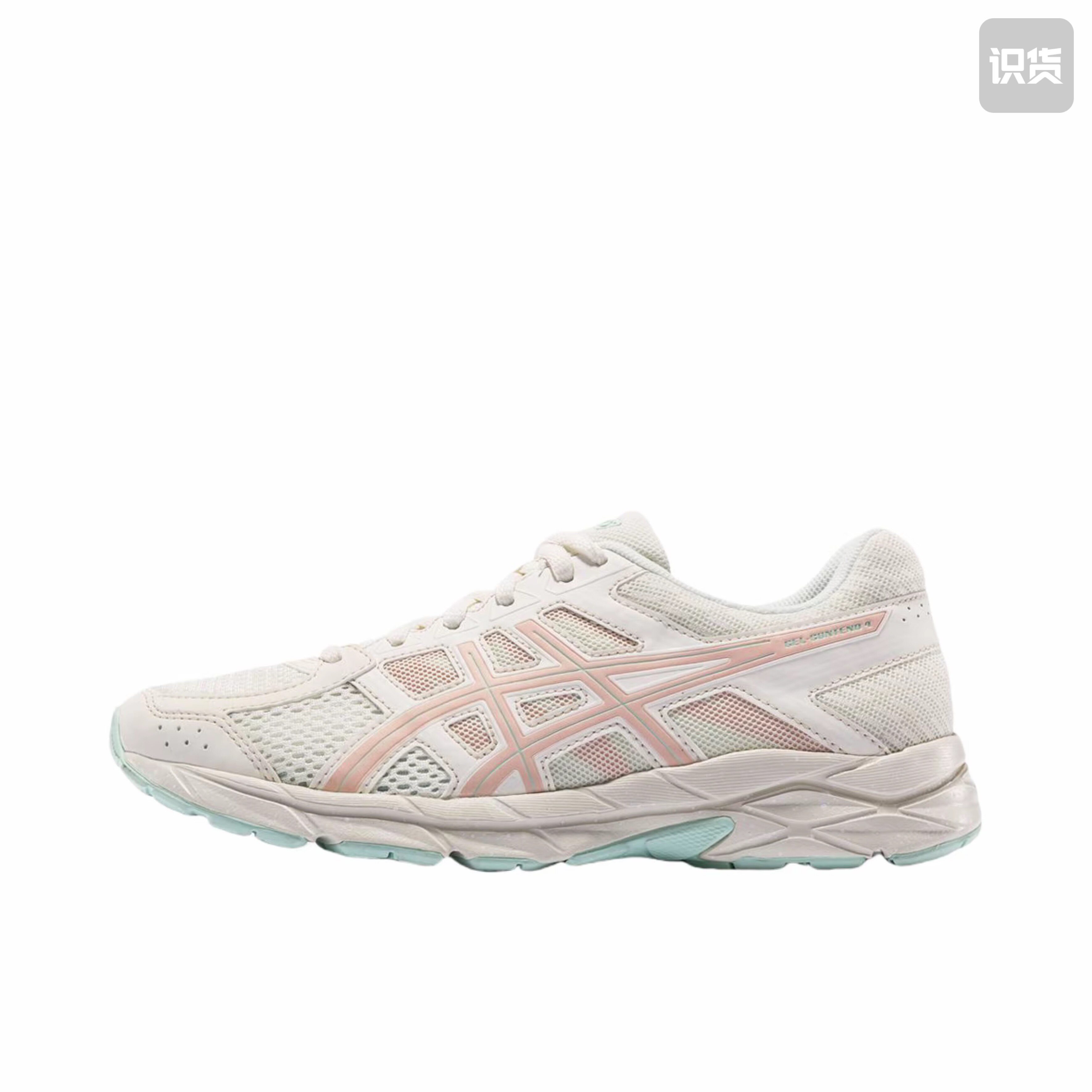 亚瑟士女鞋缓冲跑鞋GEL-CONTEND马卡龙色运动鞋T8D9Q-106河南仓
