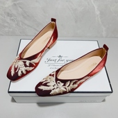 女2026新款 单鞋 汉服鞋 气质订婚秀禾大码 国风新中式 软底旗袍鞋 婚鞋