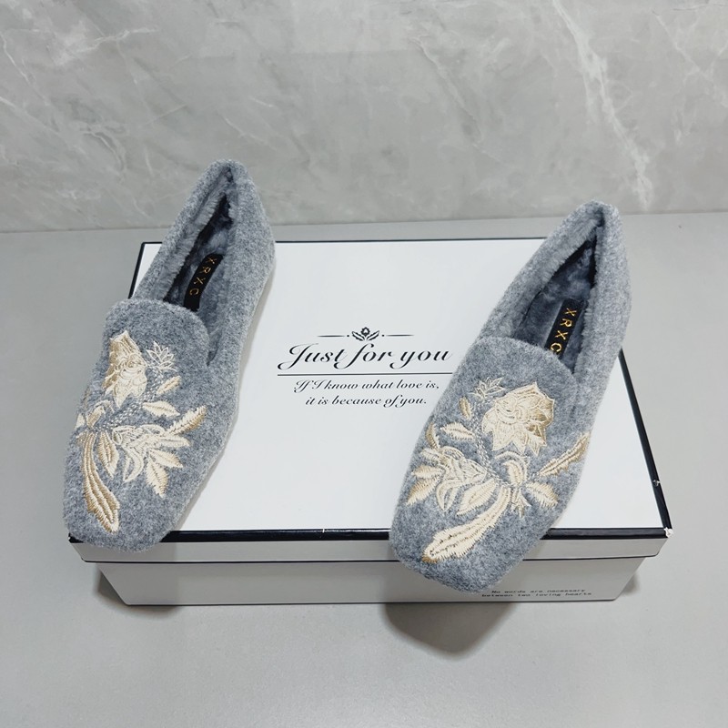 毛毛鞋女秋冬新款外穿保暖加绒一脚蹬豆豆鞋平底软底大码棉鞋瓢鞋,女鞋,乐福鞋（豆豆鞋）,淘宝优惠券,粉丝福利购,淘宝优惠卷