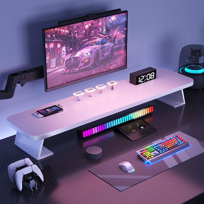 电脑增高架办公桌面收纳整理支架