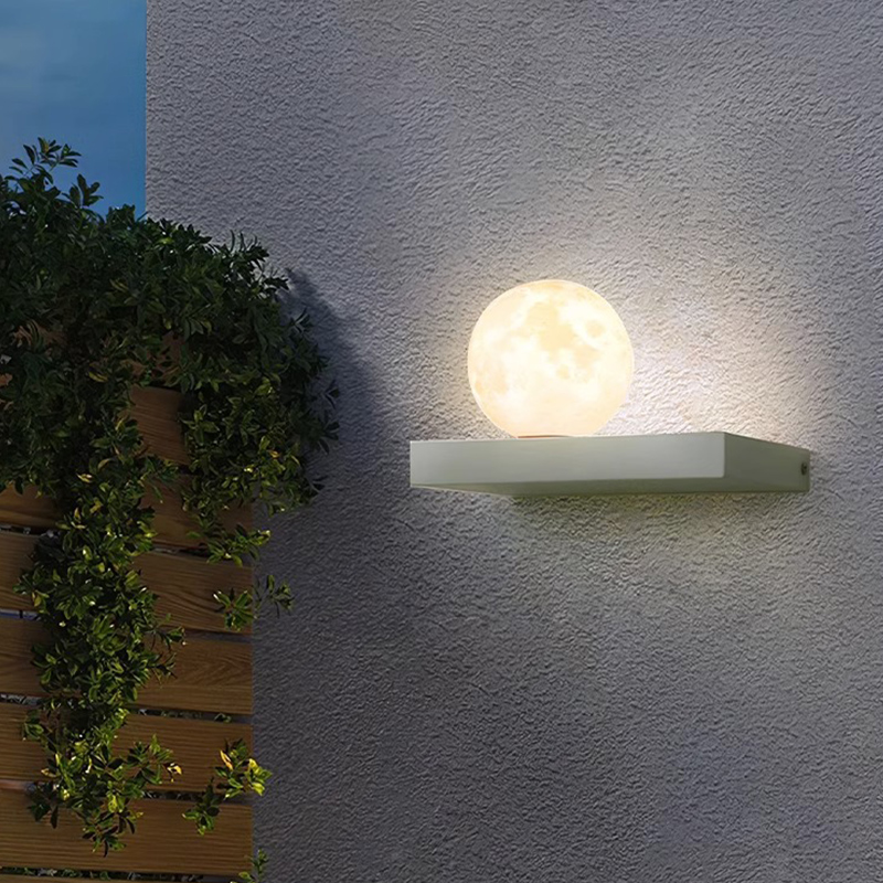 蒸客户外防水壁灯月球壁灯庭院灯