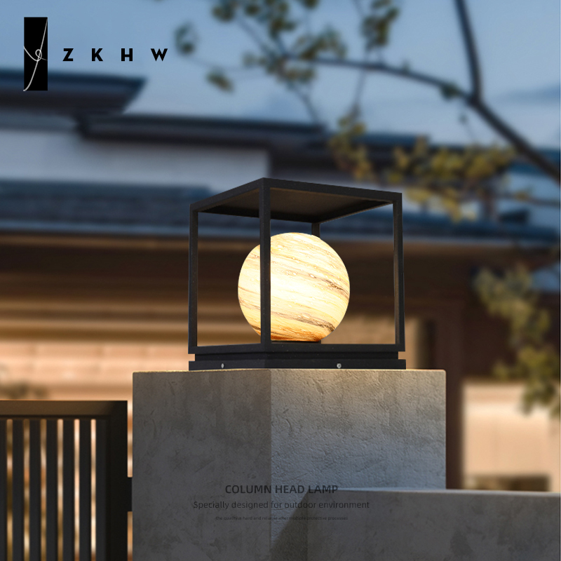 蒸客太阳能围墙灯户外大门柱头灯