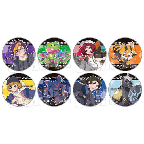 bellhouse 数码宝贝BEATBREAK 滑手ver. 吧唧徽章 整盒贩卖 全8种