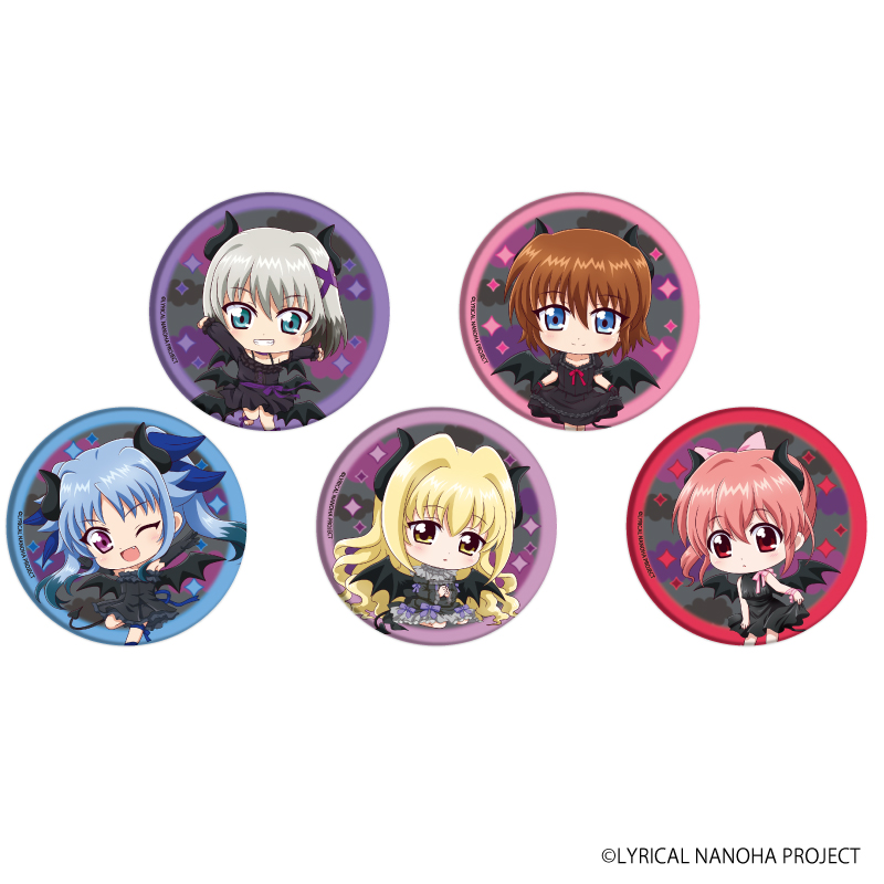 A3 魔法少女奈叶系列 小恶魔ver. Q版 吧唧徽章 全5种