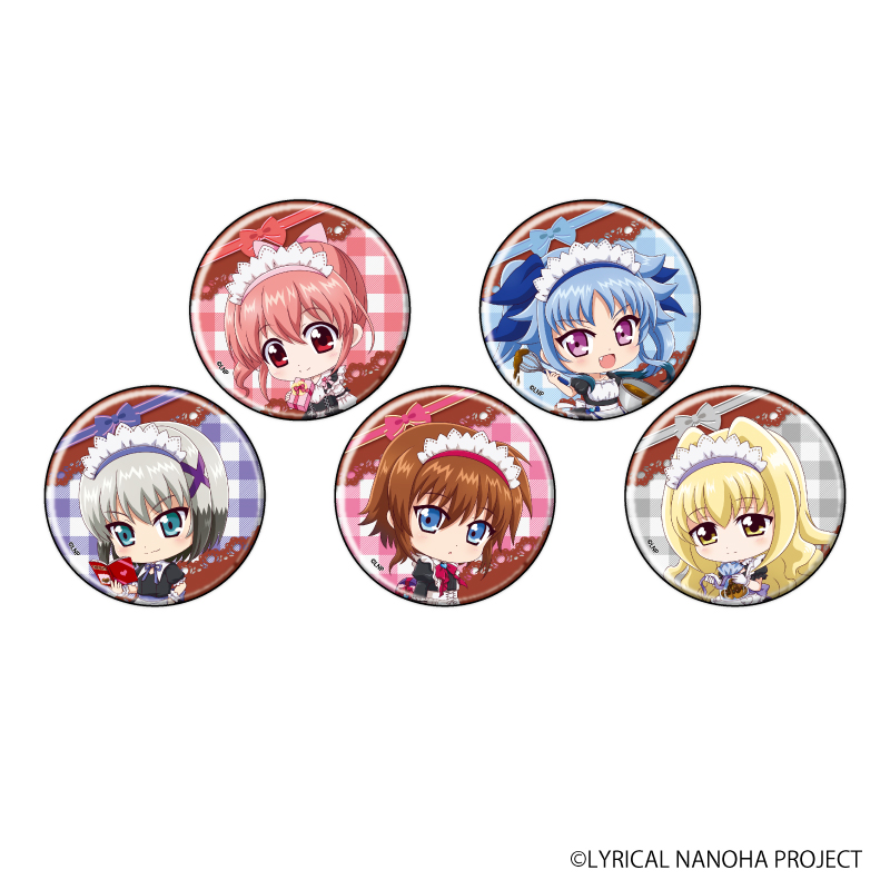 A3 魔法少女奈叶系列 情人节ver. Q版 吧唧徽章 B 全5种