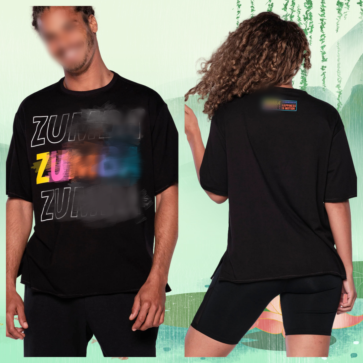 ZW健身服休闲服舞蹈运动跑步男女同款休闲T恤短袖171