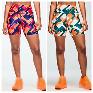 短裤 ZW新款 印花紧身裤 紧身弹力短裤 651 热销系列现货健身瑜伽短裤