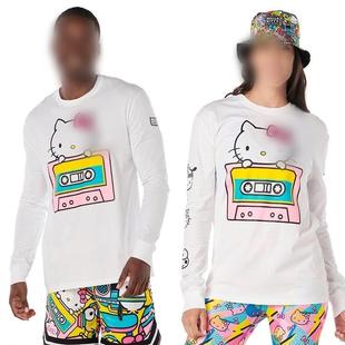 清仓现货ZW健身服饰健身舞蹈运动跑步休闲卫衣T恤卡通猫长袖 094