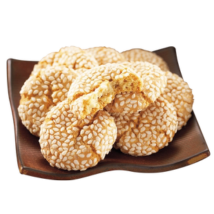 麦蒂酥麻饼袋装南通特产中式传统糕点零食香酥金钱饼茶食盒装