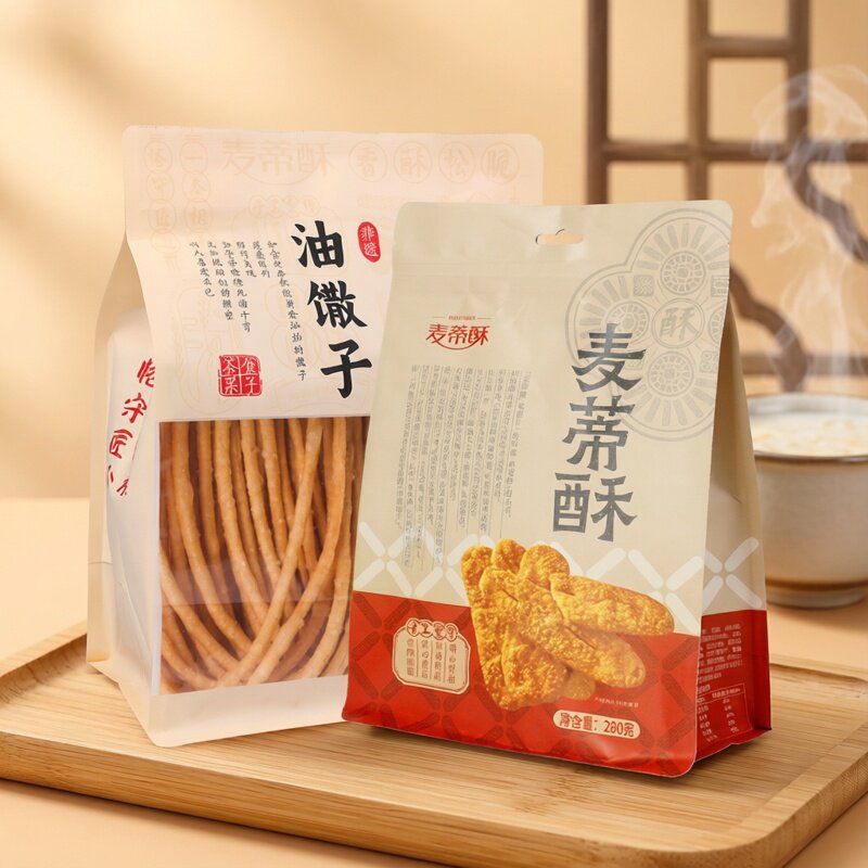 麦蒂酥非遗手工油馓子组合南通特产地方传统糕点香脆芝麻饼茶食