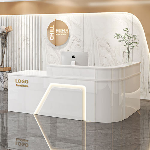 简约现代人造板拆装弧形转角