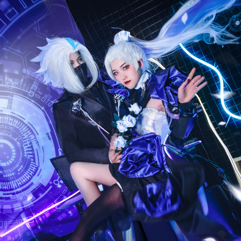 王者兰陵王花木兰默契交锋cos服