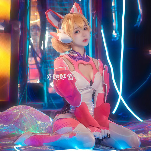 王者妲己时之彼端cos服假发
